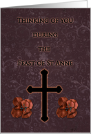 Thinking of You During Feast of Saint Anne card