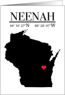 Neenah Wisconsin GPS card