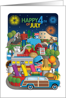 Roadside Attractions, Happy 4th of July card