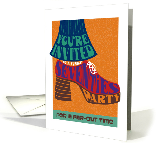 70s Style Party Invitation card (1475246)