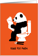 Kung Poo Panda Humorous Birthday card