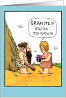 Granite Funny Card