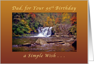 Cumberland Falls, Birthday wish for Dad 95th Birthday card
