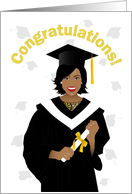Graduation- Congratulations on your graduation for women card