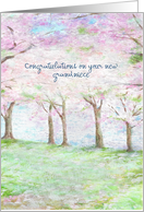Painterly Grandniece Congratulations, Custom Front card