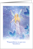 Enchanting Fairy Grandniece Congratulations card