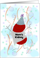 Kidney Transplant Anniversary, Custom Relation card