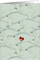 Fish Valentine’s Day card