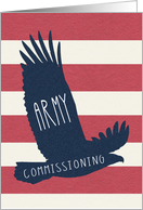 Army Commissioning Announcement card