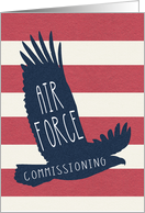 Air Force Commissioning Announcement card