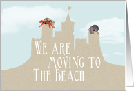 Moving to the Beach Announcement card