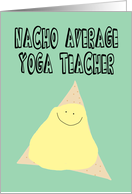 Funny Congratulations for Becoming a Certified Yoga Teacher card