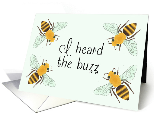 Bee Congratulations card (1622806)