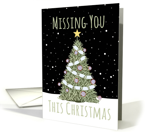 Missing You at Christmas During the Coronavirus Pandemic card