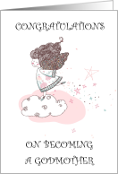 Congratulations on Becoming a Godmother card