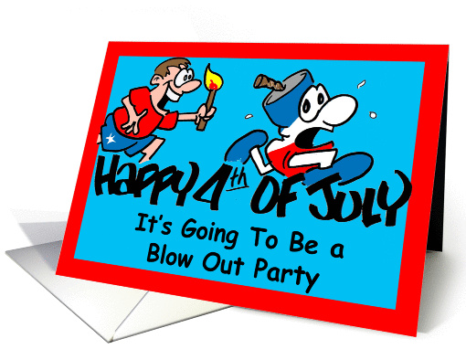 4th of July Party Invitation card (1033697)