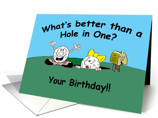 Golfer Birthday card (1046171)