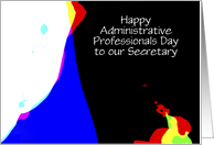 Administrative Professionals Day, Secretary, Custom Cover/Inside card