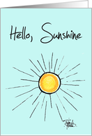 Hello, sunshine card