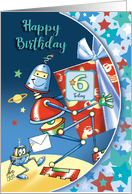 Out of this world, Robots, Boy, 6 Today card