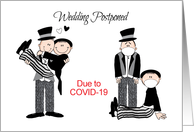 Gay Wedding Postponed, Covid-19 Lift and Drop. card