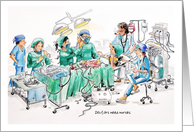General Doctor’s Day, Humorous Surgical Operation Comedy card