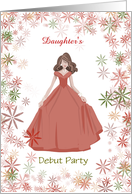 Female Debut Party Invitation card