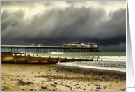 Cromer Pier Storm Norfolk card