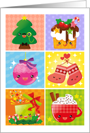 Christmas card  cute Christmas cartoons card