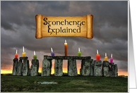 Jewish Humor Stonehenge Explained Funny Chanukah Hanukkah Card