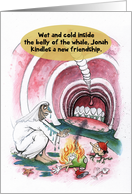 Jewish Humor Jonah Whale Funny Biblical Bat Mitzvah Invitation card