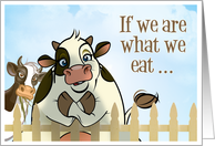 Complimenting Cow card