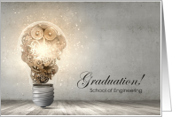 Graduation from Engineering School Announcement card