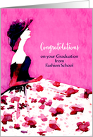 Congratulations on your Graduation from Fashion School, Model card