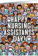 Group of Smiling Medical Professionals - Nursing Assistants Day card