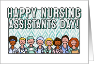 Smiling Medical Professionals - Nursing Assistants Day card