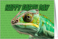 Happy Earth Day Chameleon card
