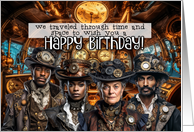 Steampunk Birthday card