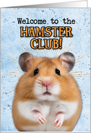 Congratulations New Pet Hamster card