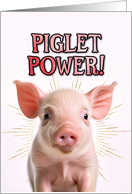 Congratulations New Pet Pig card