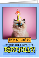 From Couple Happy Birthday Himalayan Cat card