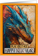 Brother Happy Chinese New Year Dragon card