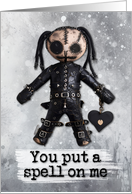 Love Spell Dark Goth Voodoo Doll card