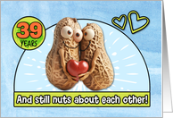 39 Years Wedding Anniversary Congrats Peanuts card