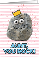 Aunt Mother’s Day Rock card