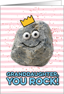 Granddaughter Mother’s Day Rock card