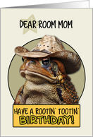 Room Mom Happy Birthday Country Cowboy Toad card