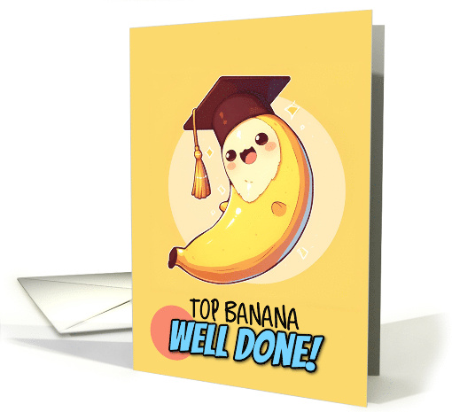 Congratulations Graduation Kawaii Banana card (1843408)
