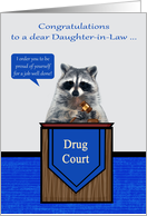 Congratulations to Daughter-in-Law on graduation from drug court card