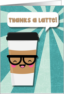 Thank You - Latte - Nerdy Coffee - card